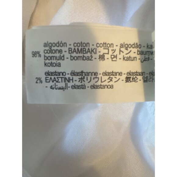 2/$30 ZARA White Size 4 Cotton Blend Tapered Jeans - Picture 5 of 13